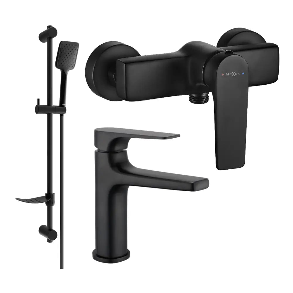 Mexen Lynx Df62 Dusjsett Svart - 745904df62