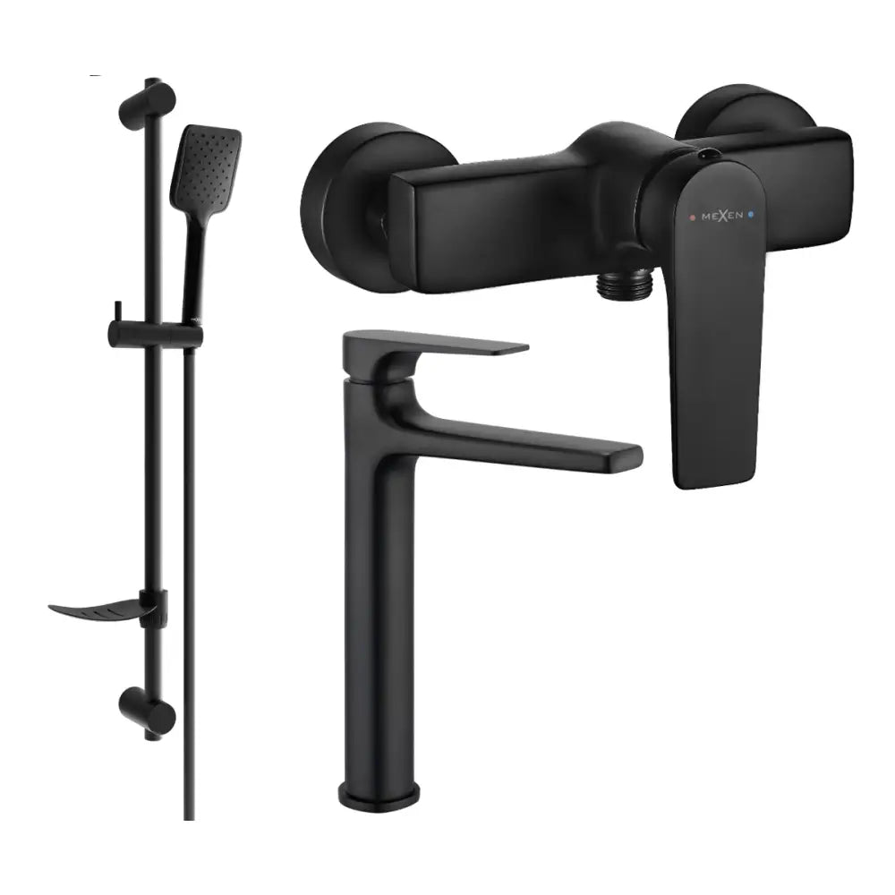 Mexen Lynx Df62 Dusjsett Svart - 745914df62