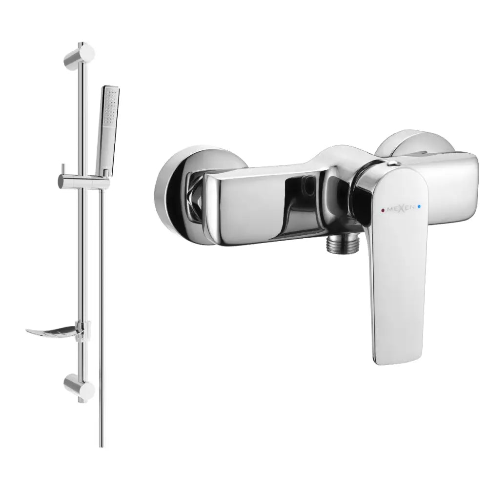 Mexen Lynx Df72 Dusjbatteri med Dusjsett Krom - 74594df72