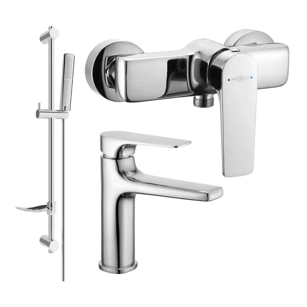 Mexen Lynx Df72 Dusjsett Krom - 745904df72-