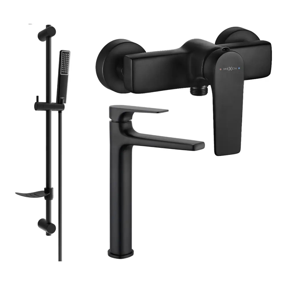 Mexen Lynx Df72 Dusjsett Svart - 745914df72