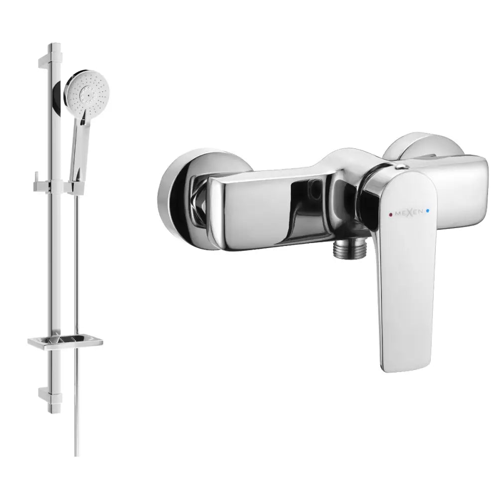 Mexen Lynx Dq40 Dusjbatteri med Dusjsett Krom - 74594dq40-