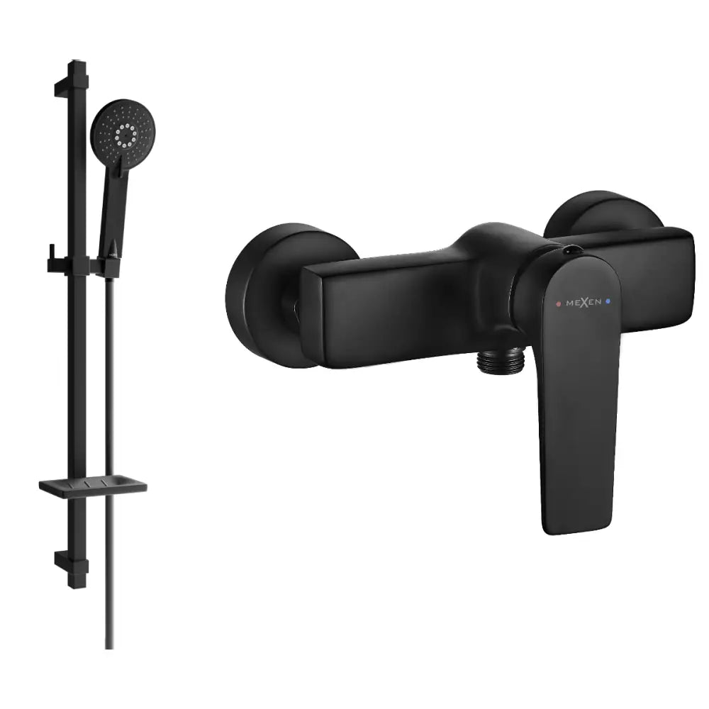 Mexen Lynx Dq40 Dusjbatteri med Dusjsett Svart - 74594dq40