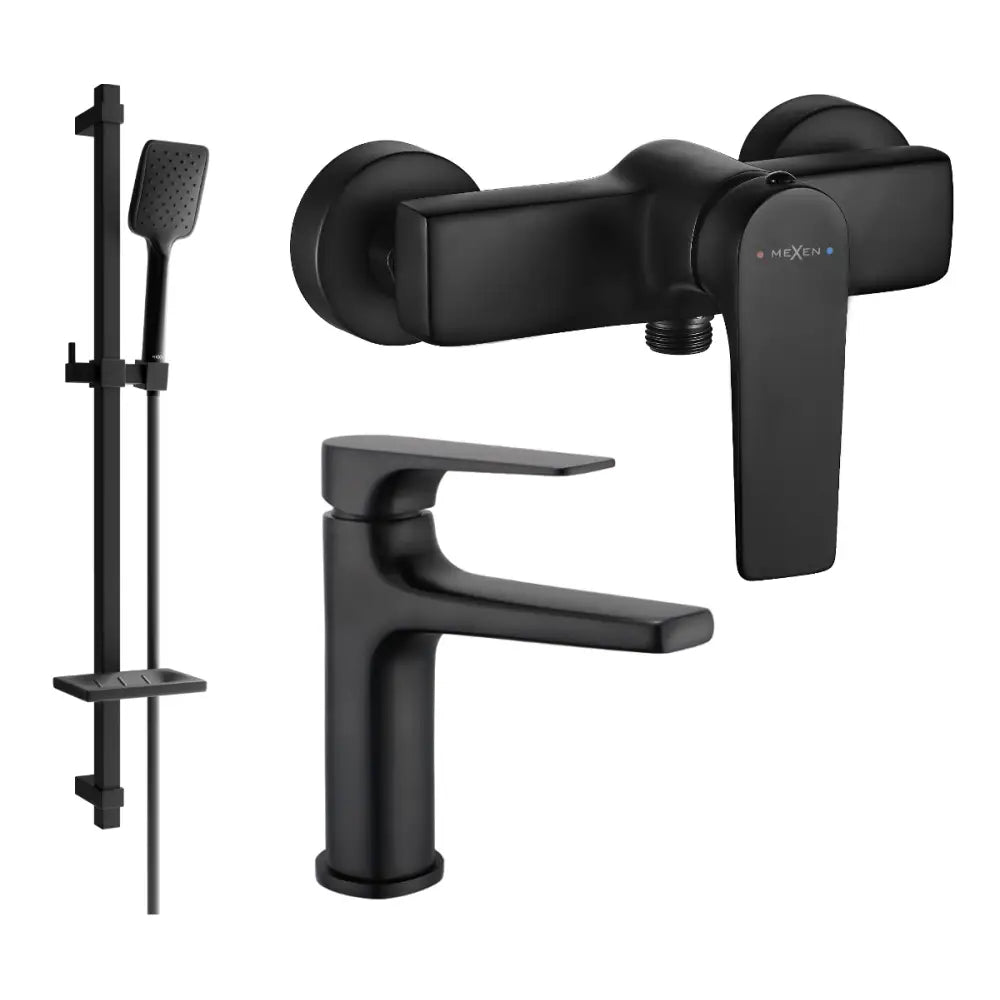 Mexen Lynx Dq62 Dusjsett Sort - 745904dq62