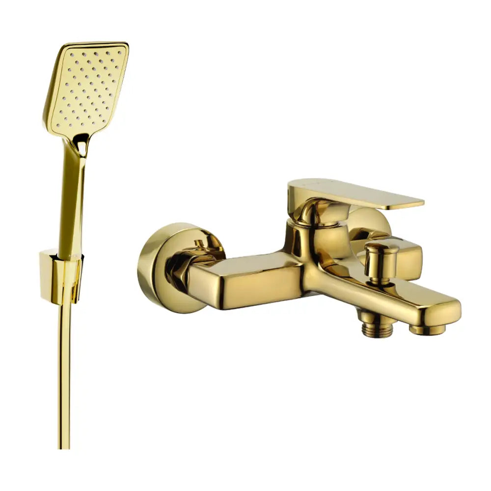 Mexen Lynx R62 Badekarsbatteri med Dusjsett Gull - 74593r62-