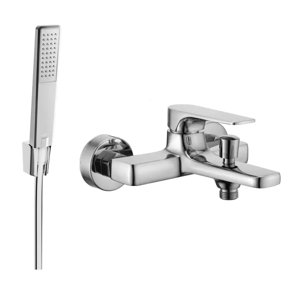 Mexen Lynx R72 Badekarbatteri med Dusjsett Krom - 74593r72