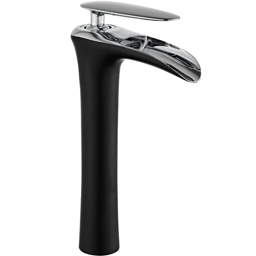 Mexen Lyra Høy Servantbatteri Svart/krom - 745310