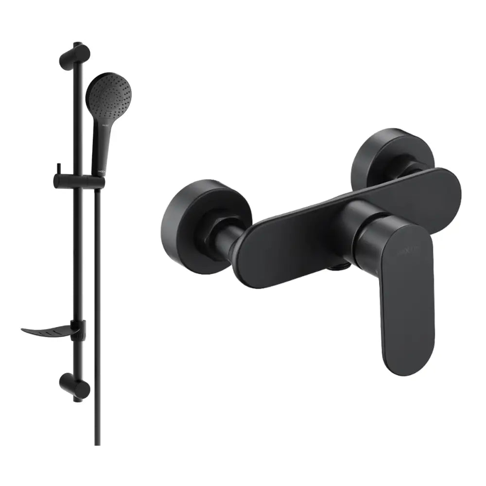 Mexen Milo Df05 Dusjbatteri med Dusjsett Svart - 7134r05-