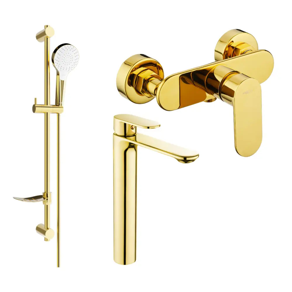 Mexen Milo Df05 Dusjsett Gull - 71314df05