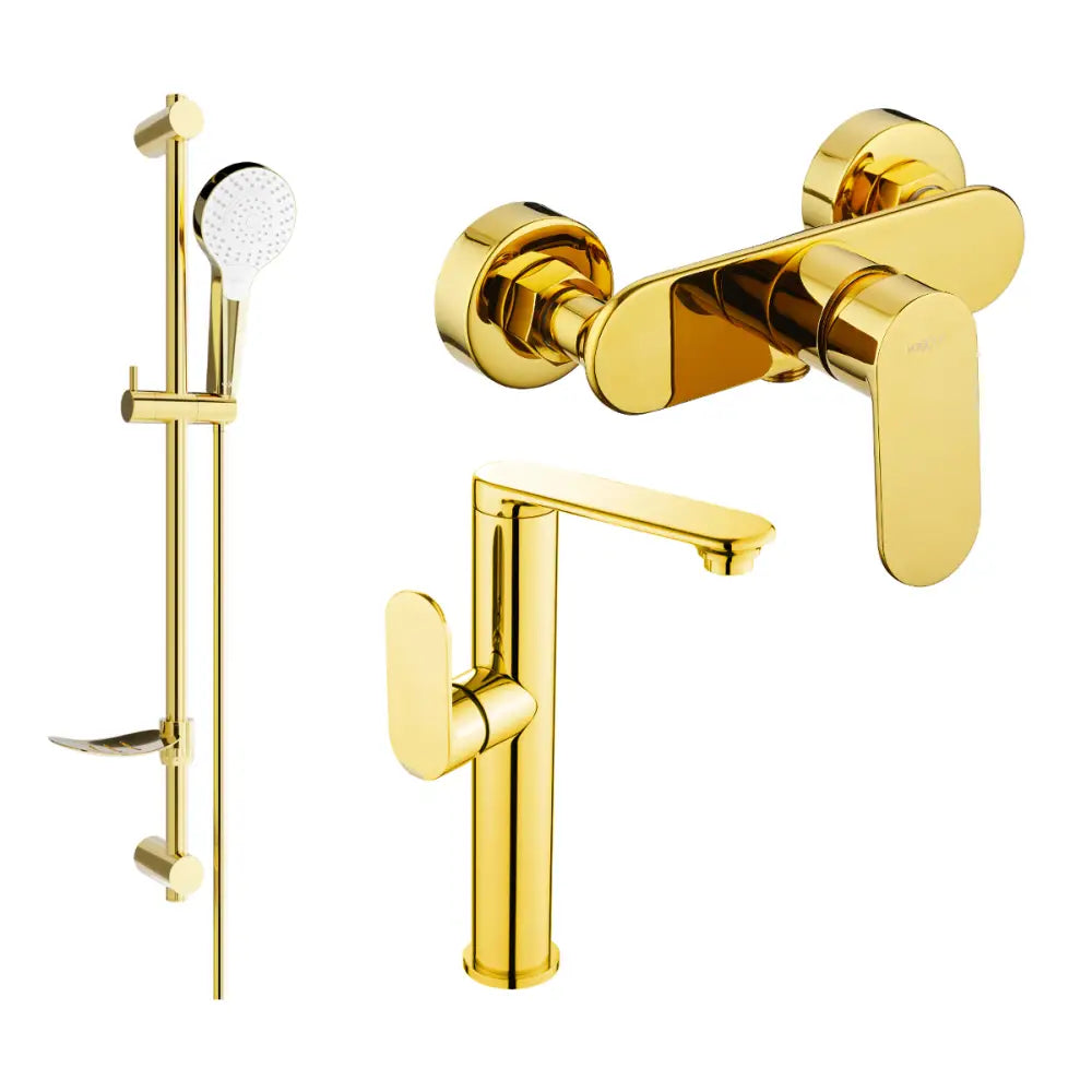 Mexen Milo Df05 Dusjsett Gull - 713154df05-