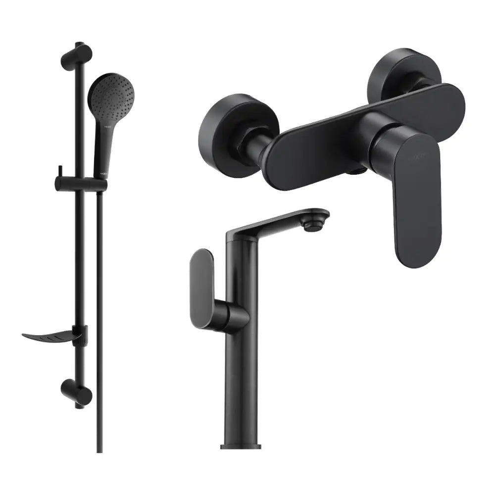 Mexen Milo Df05 Dusjsett Svart - 713154df05