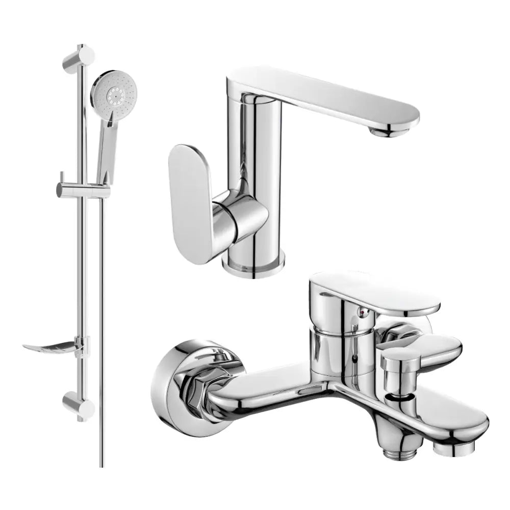 Mexen Milo Df40 Badekarsett Krom - 713053df40