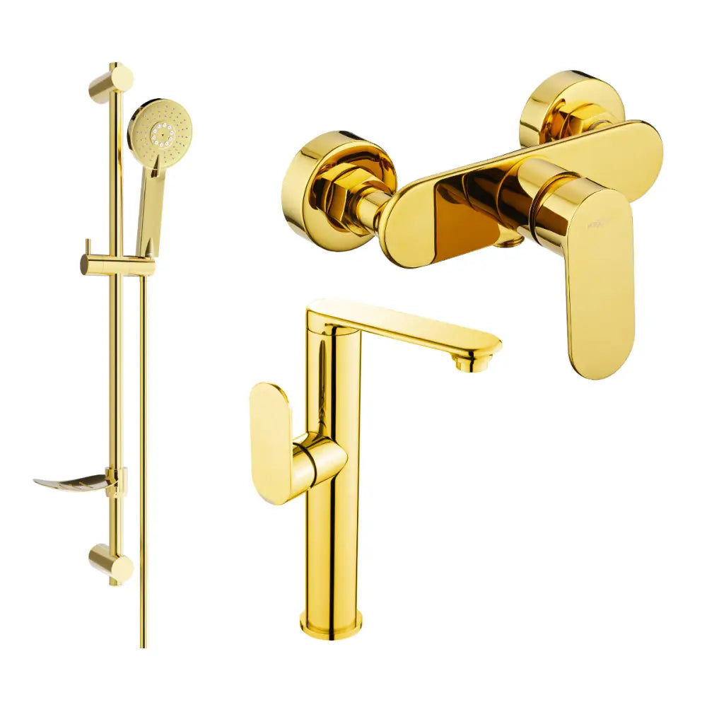 Mexen Milo Df40 Dusjsett Gull - 713154df40