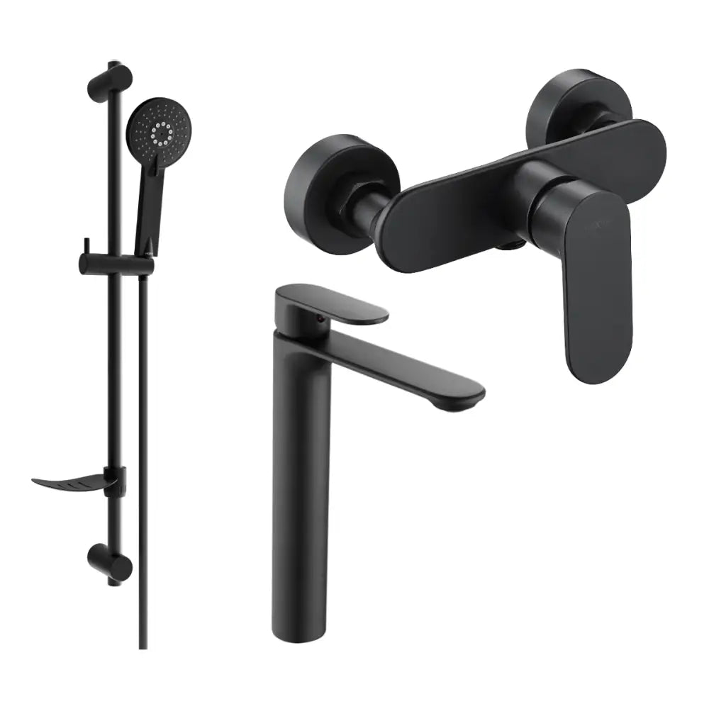 Mexen Milo Df40 Dusjsett Svart - 71314df40