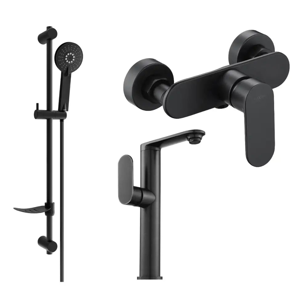 Mexen Milo Df40 Dusjsett Svart - 713154df40