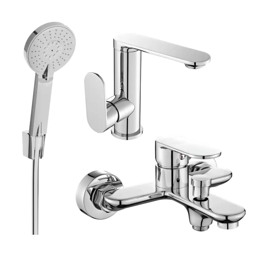 Mexen Milo R40 Badekarpakke Krom - 713053r40