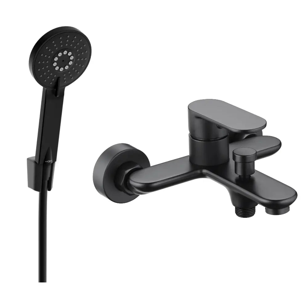 Mexen Milo R40 Badekarsbatteri med Dusjsett Svart - 7133r40