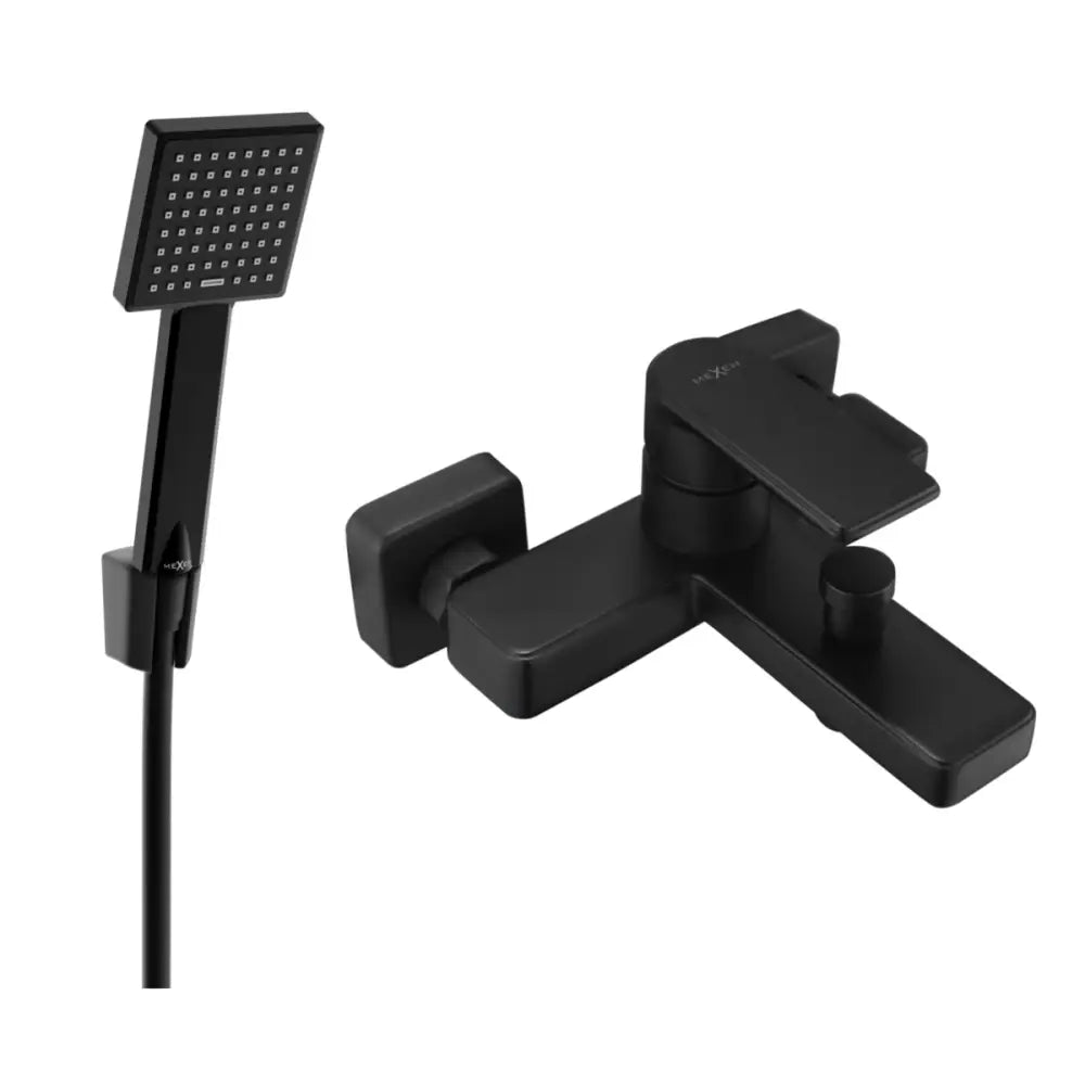 Mexen Mino R45 Badekarbatteri med Dusjsett Svart - 7243r45