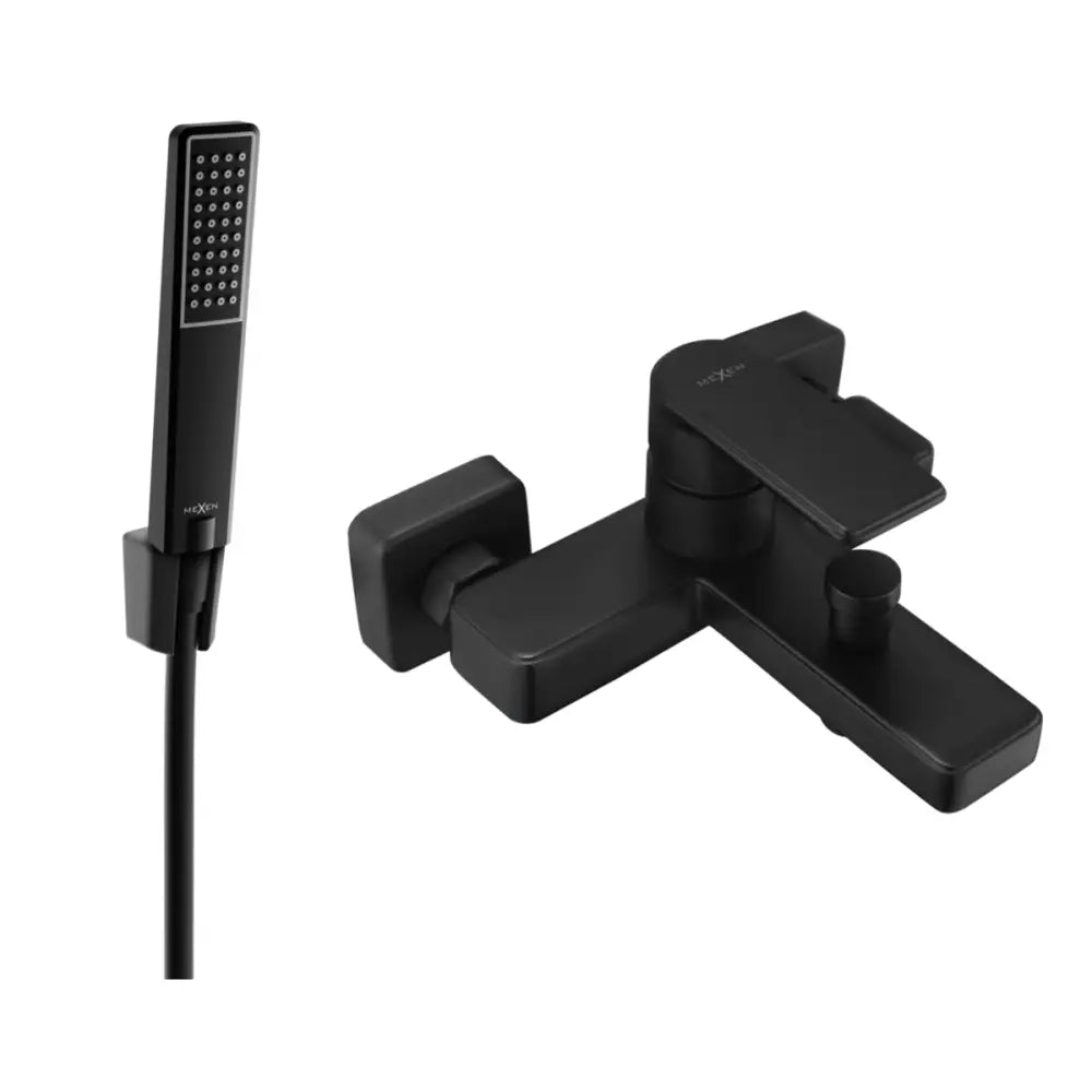 Mexen Mino R72 Badekarsbatteri med Dusjsett Sort - 7243r72-