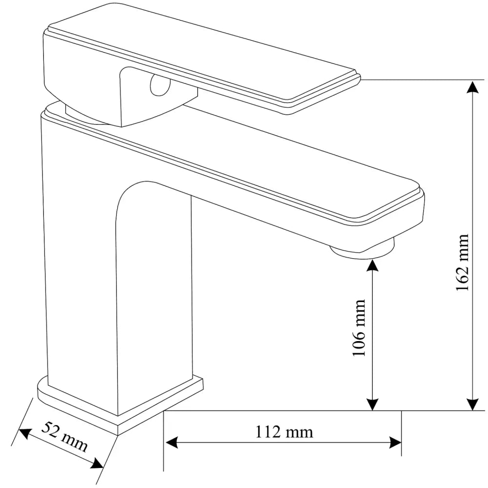 Mexen Mino Servantbatteri Svart - 72400-