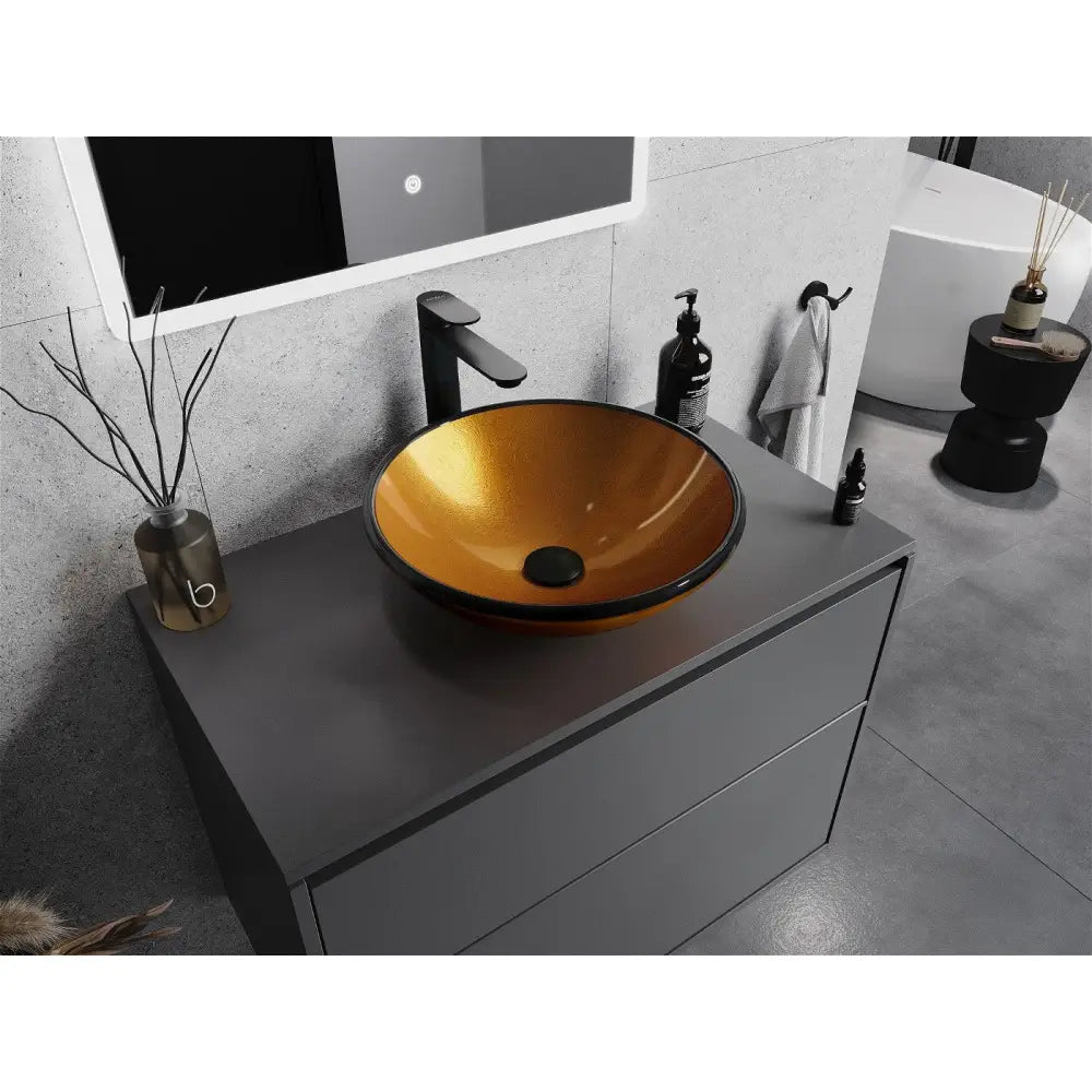 Mexen Mira Glasservant for Benkeplate 42x42 Cm Gull