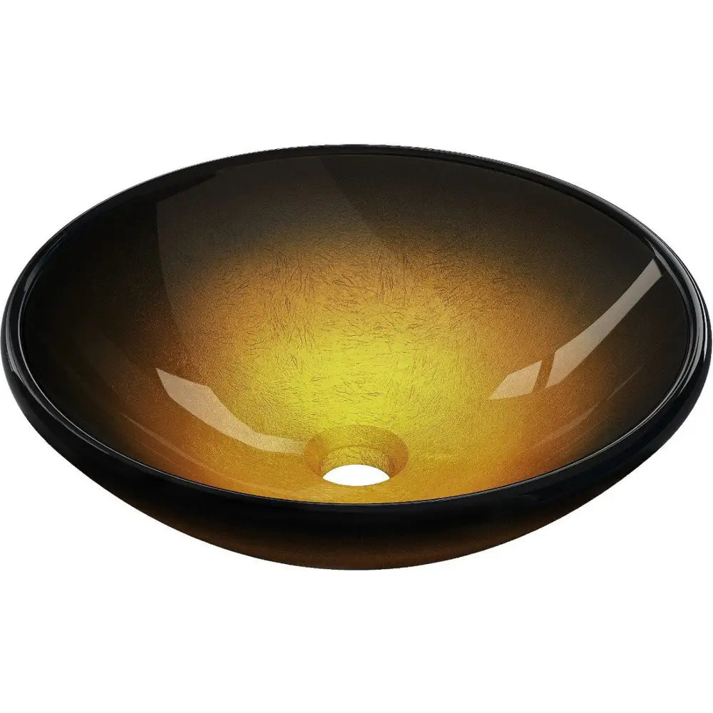 Mexen Mira Glasservant for Benkeplate 42x42 Cm Mørk Gull