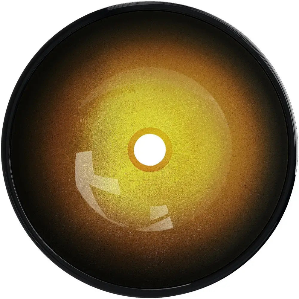 Mexen Mira Glasservant for Benkeplate 42x42 Cm Mørk Gull