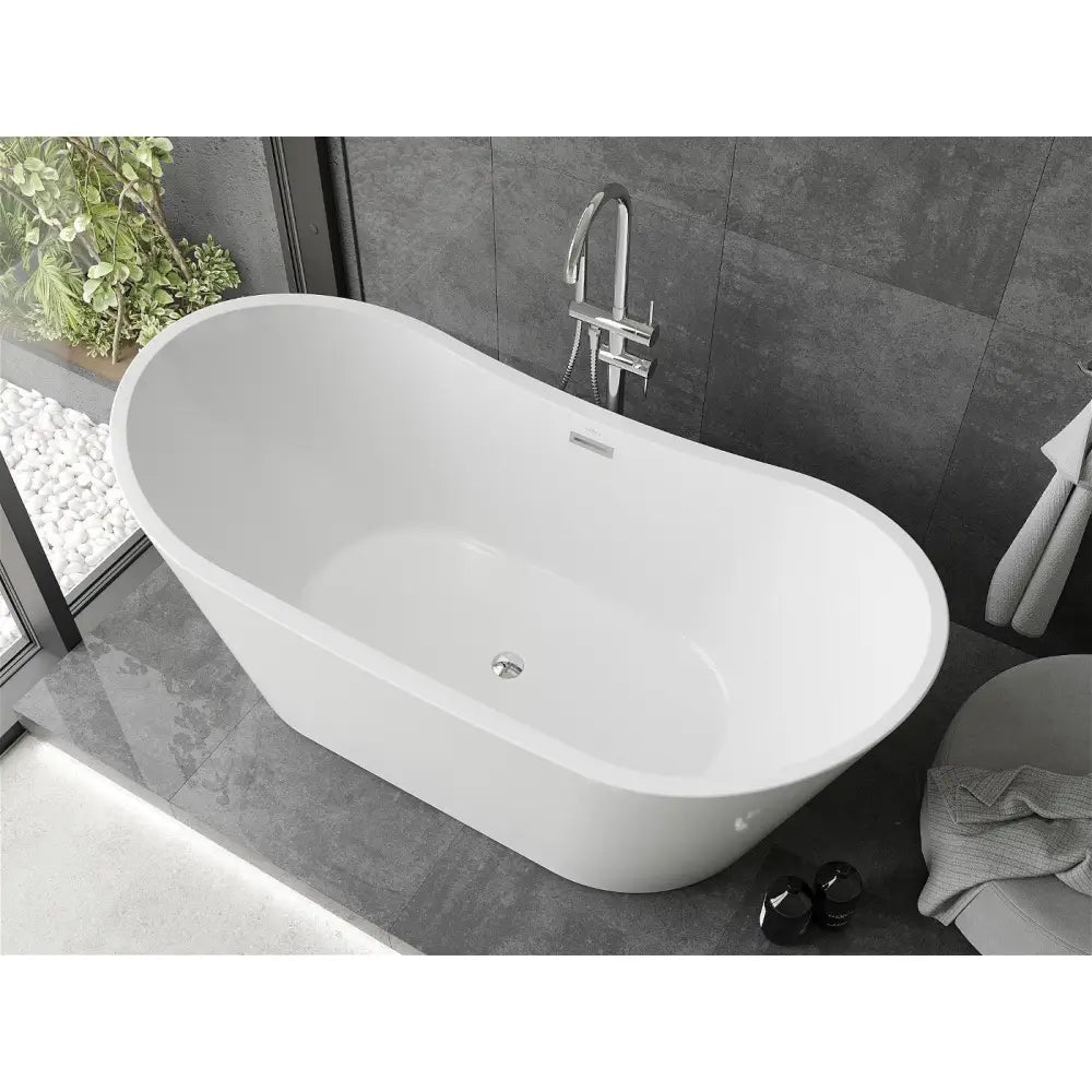 Mexen Montana Frittstående Badekar 180x90 Cm Hvit