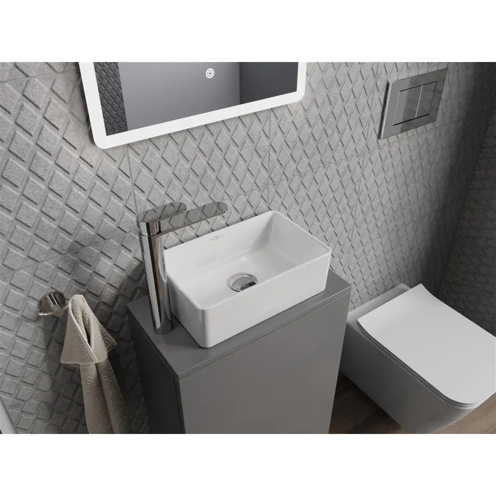 Mexen Nadia Benkeplateservant 36x23 Cm Hvit