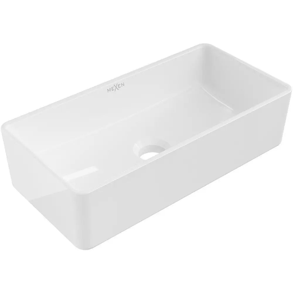 Mexen Nadia Benkeplatevask 46x23 Cm Hvit