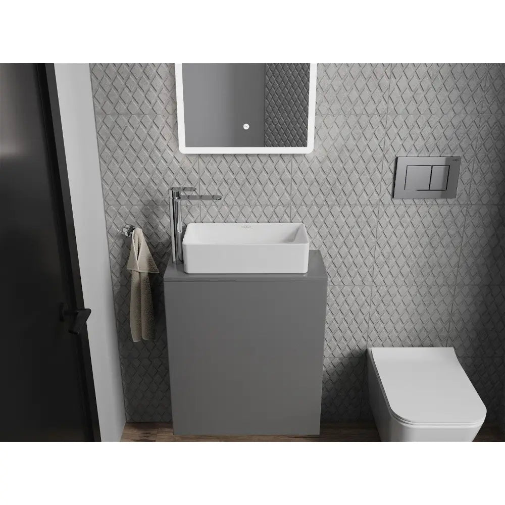 Mexen Nadia Benkeplatevask 46x23 Cm Hvit