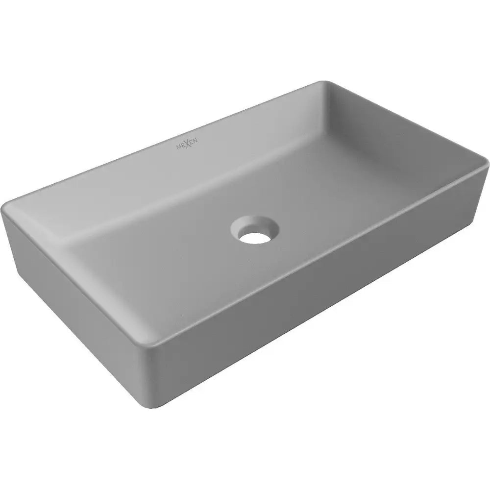 Mexen Nadia Benkeplatevask 62x35 Cm Lys Grå Matt