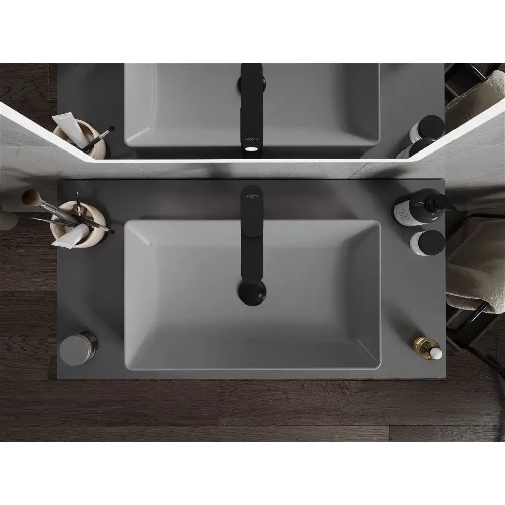 Mexen Nadia Benkeplatevask 62x35 Cm Lys Grå Matt