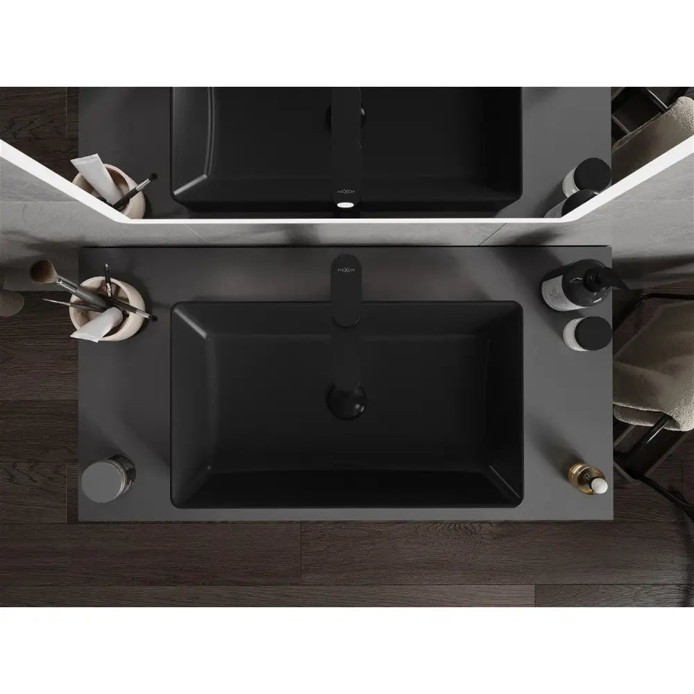 Mexen Nadia Benkeplatevask 62x35 Cm Matt Svart