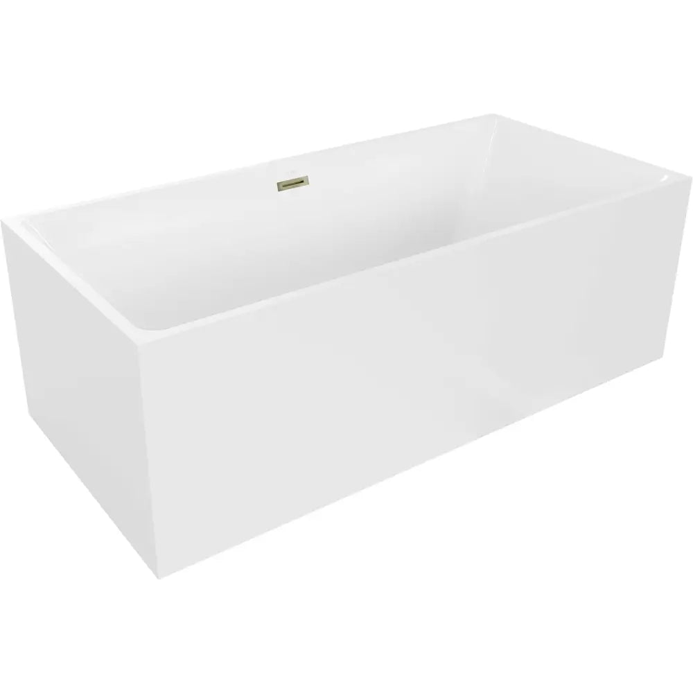 Mexen Nita Frittstående Badekar 170x80 Cm Hvit med Gull Overløp - 52091708000-g