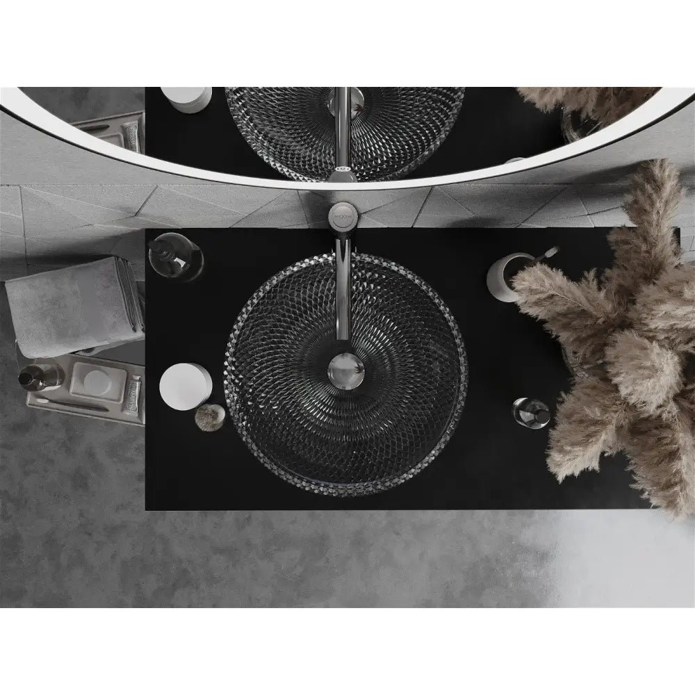 Mexen Olza Glasservant for Benkeplate 42x42 Cm Gjennomsiktig