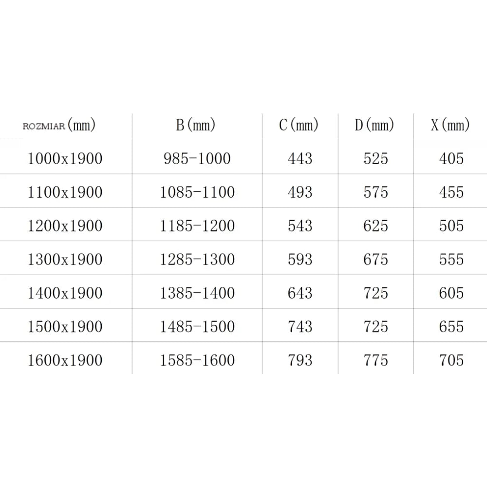 Dusjdører 160 Cm Grafit Krom