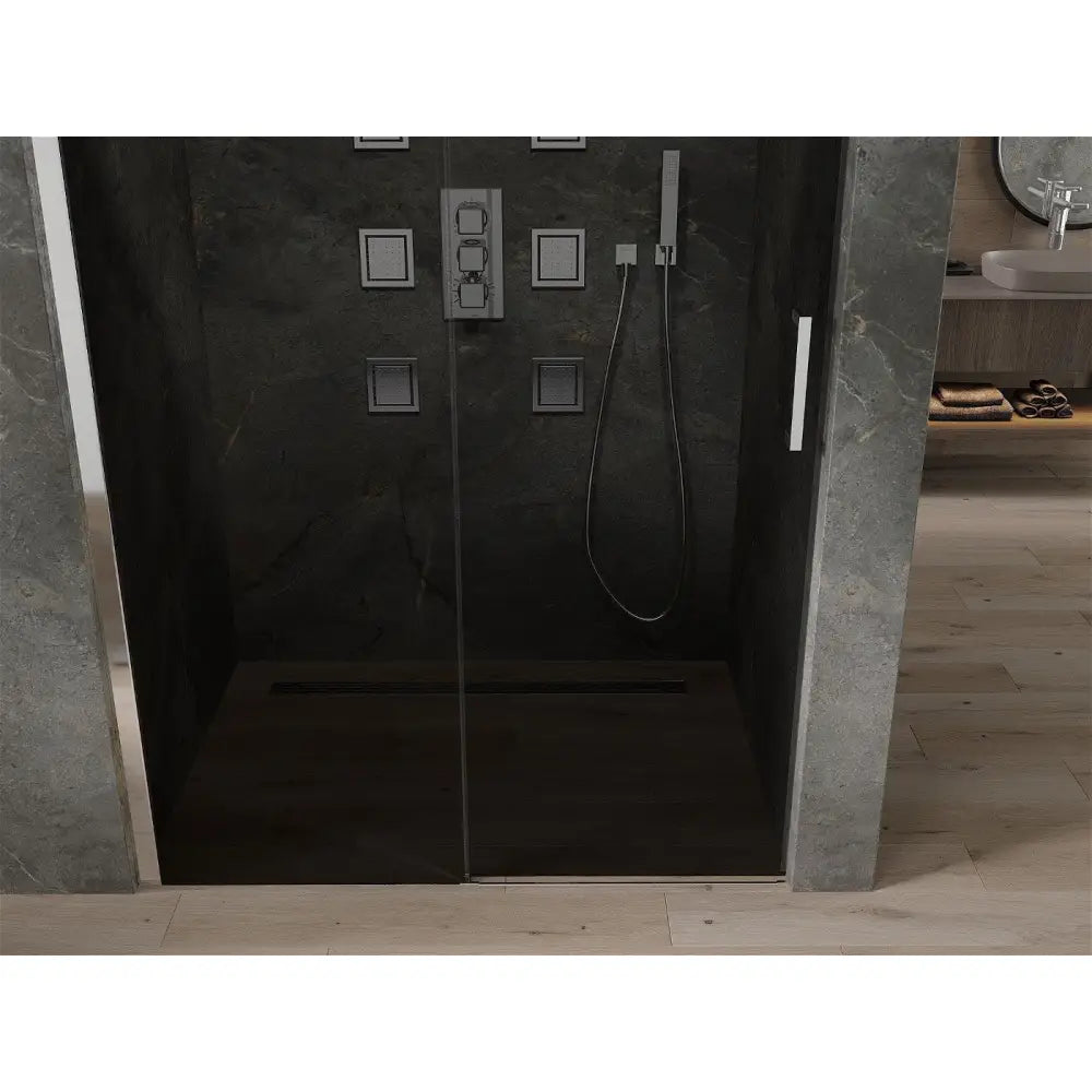 Skyvedører til Dusj 150 Cm Grafit Krom