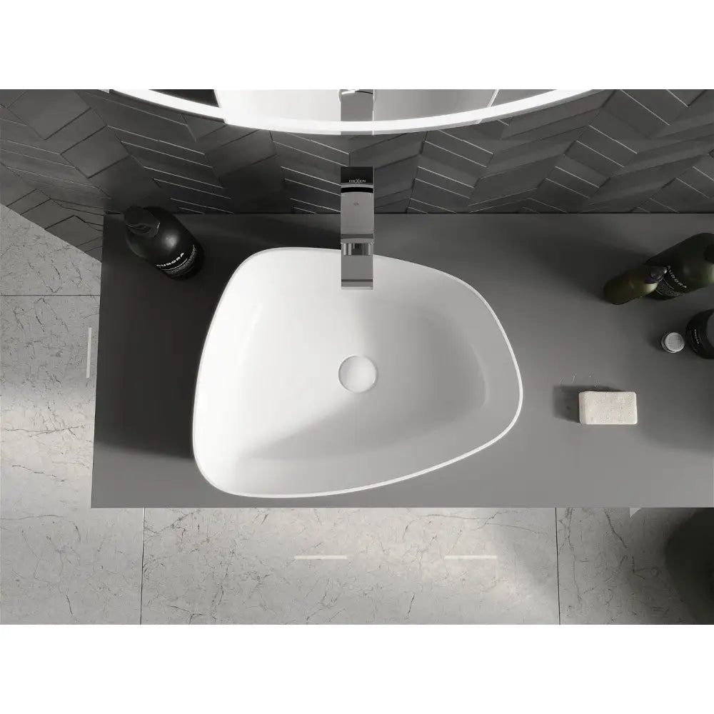 Mexen Ono Servant for Benkeplate i Kompositt 51x39 Cm Hvit