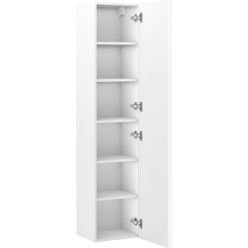 Høyskap bad 35 cm Hvit matt 1 dør Silent System Mexen Orio – 91A11-03016-1-BF01