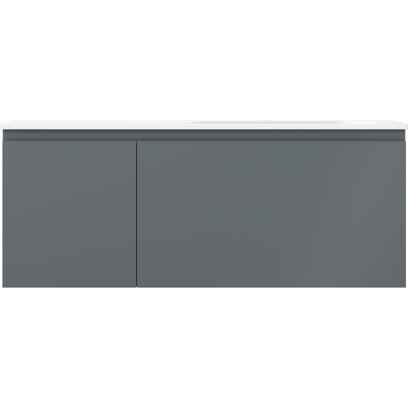 Servantskap med vask 120 cm grafitt/hvit matt Mexen Orio – 91A13-12047-3-BBFF66-W23P01