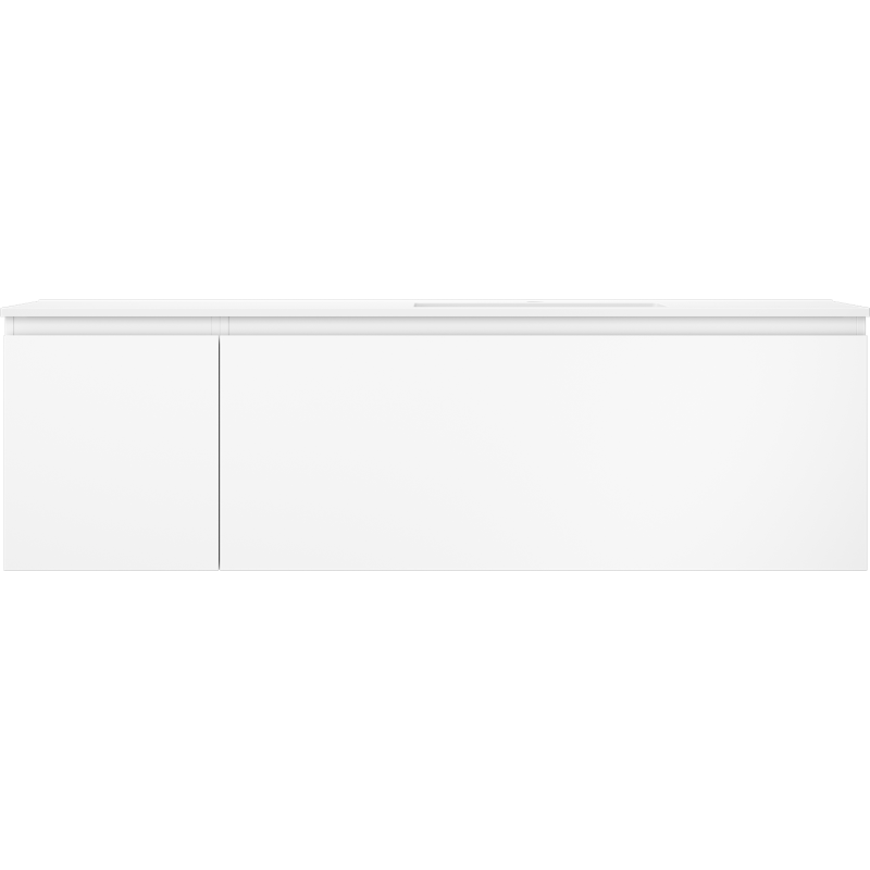 Servantskap med vask 160 cm hvit matt Mexen Orio Otis høyre – 91A13-16047-3-BBFF01-W18P01