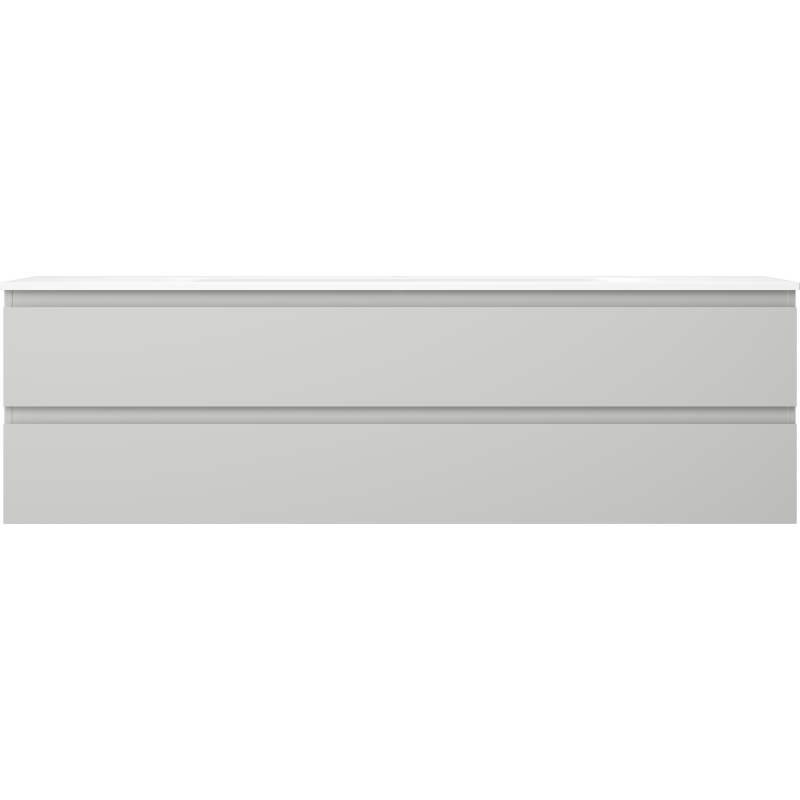 Servantskap med vask 160 cm, 2 skuffer Mexen Orio grå/matt hvit – 91A10-16047-2-BFF62-W23M01