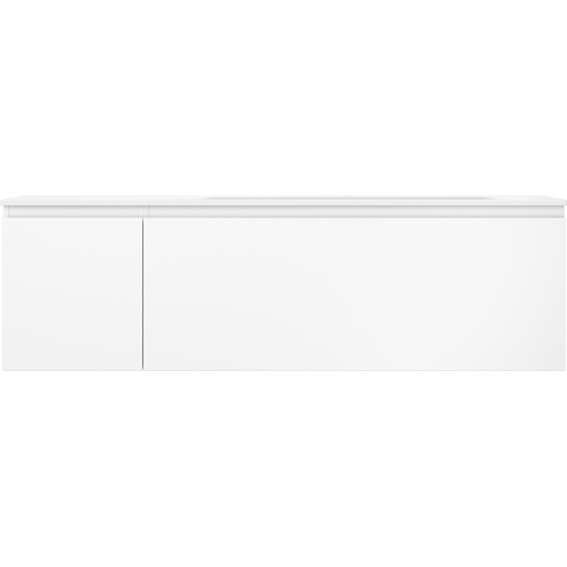 Servantskap med vask 160 cm hvit matt Mexen Orio Vela høyre – 91A13-16047-3-BBFF01-W23P01