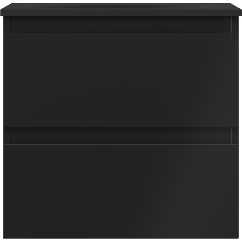 Servantskap med vask 50 cm svart matt, 2 skuffer Mexen Orio – 91A10-05047-2-BFF71-W23M71