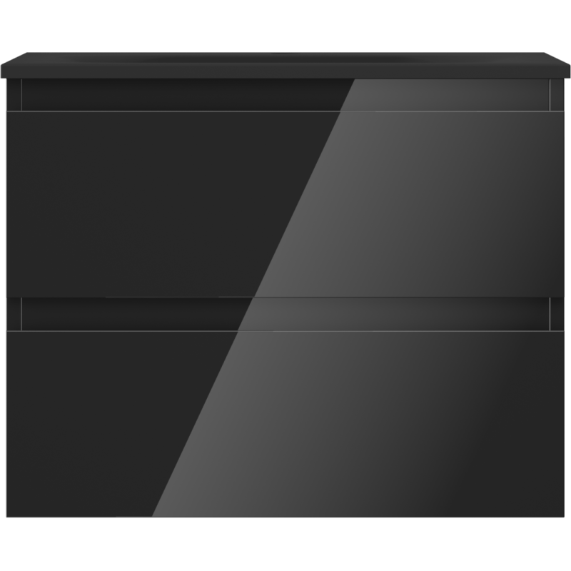 Servantskap med vask 60 cm svart, 2 skuffer Mexen Orio Vela – 91A10-06047-2-BFF70-W23M71