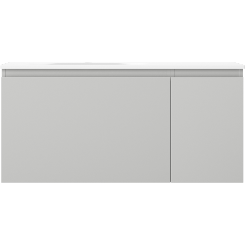 Servantskap med vask 90 cm grå/hvit Mexen Orio Vela venstre – 91A13-09047-3-BBFF62-W23L01