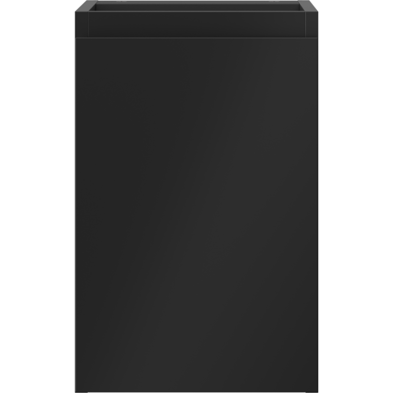 Underskap til servant Mexen Orio 30 cm med svart matt frontpanel uten synlige håndtak.