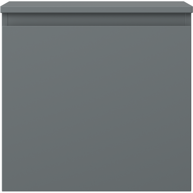 Underskap til servant Mexen Orio 50 cm i grafitt matt med glatt front og minimalistisk design.