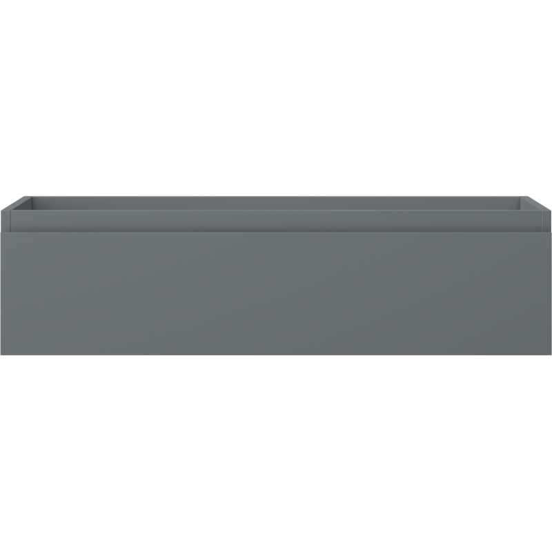 Underskap til servant Mexen Orio 90 cm i grafitt matt med én skuff og glatt front uten håndtak.